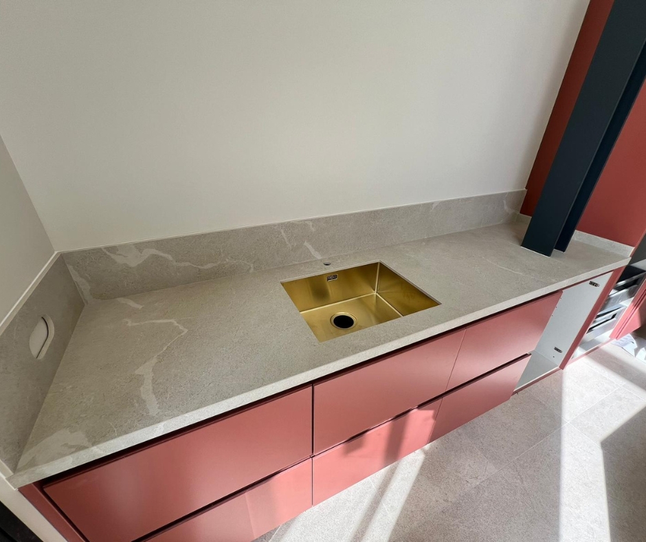 Encimera marmol gris zarci en mallorca