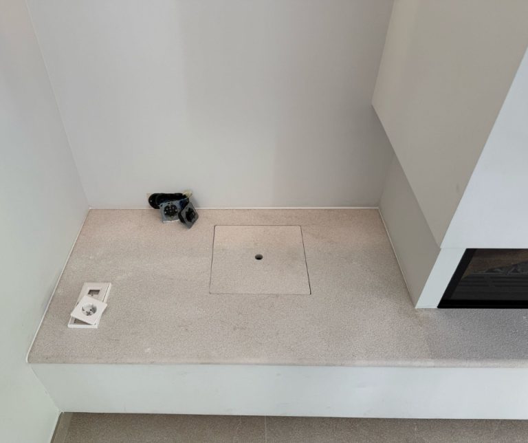 detalle a medida en marmol gris zarci en mallorca