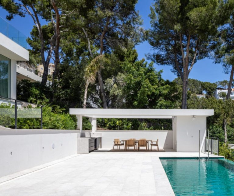 Suelo marmol gris zarci mallorca